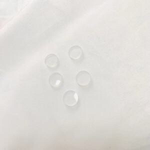 10개 총 크기 직경 5mm 및 두께  광학 융합 실리카 석영 유리 JGS1