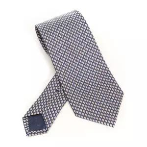 페라가모 마이크로 패턴 실크 넥타이 351252784131 001