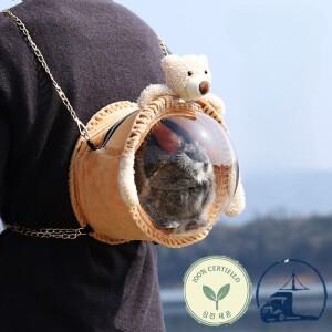 햄스터 나가는 휴대용 가방 앵무새 테이크아웃 배낭 난쟁이 토끼 돌고래 네덜란드 돼지 고슴도치 여행