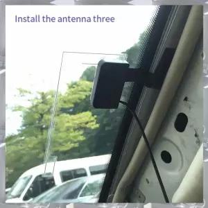 -DAB USB 인터페이스 자동차 라디오 안테나 증폭기 수신기 튜너 어댑터 안드로이드 5 용 신호 부스터 동글