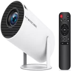 Magcubic 미니 휴대용 프로젝터 - 4K 및 1080P 지원 WiFi6 Bluetooth 5.4 Android 14 자동 수평 보정 180