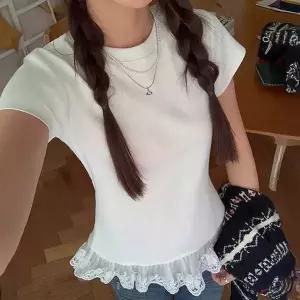 [하프클럽/]러블리한 헴라인스테디 시스루 플리츠 하프티 탑