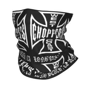 West Coast Iron Cross C-Choppers-S 반다나 넥 커버 프린트 매직 스카프 다기능 페이스 마스크 러닝 남성