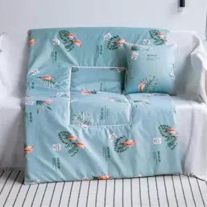 포근한 다용도 쿠션 담요(100x150cm) (블루밍)