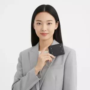 메종 마르지엘라 4 스티치 키링  홀더 - 블랙  S56UI0128P4455T8013