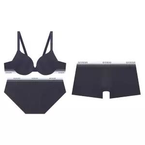 [게스언더웨어](강남점)퓨징테크 화이트밴딩 남여커플세트CH(GEWBR833/DR833)