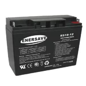 [에너세이브] 밀폐형 전동차 산업용 충전식 배터리 ES18-12 - 12V 18Ah