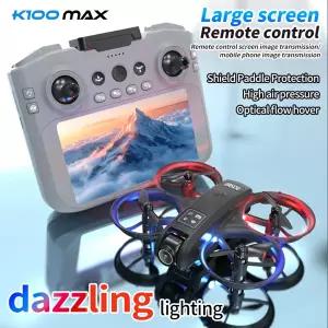 K100 제스처 컨트롤 및 음성 제어 드론 360  플립 고도 유지 초보자 을 2.4G FPV RC 헬리콥터