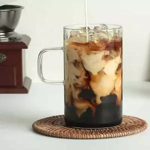 내열 DZ21WZ72 유리컵 650ml 4p 소형용기 커피컵 음료잔