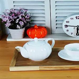 독특한 KG69BP69 호박 도자기 티포트 티팟