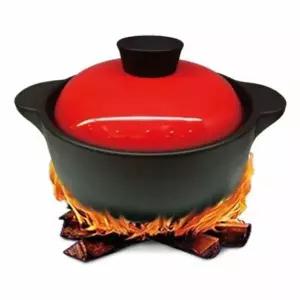 에비앙 GF09PP88 내열냄비 중(레드)