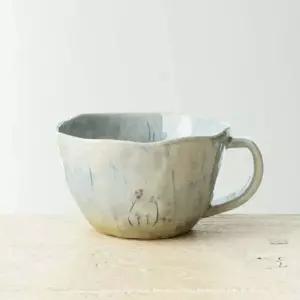 이천도자기 HV24IY41 수묵 백조합토 도자기 커피잔 1p 선물용