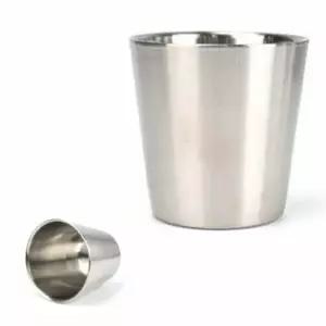 스텐 VE61PJ85 무광 물컵 이중컵 급식컵 급식실컵