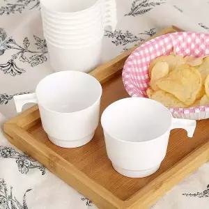 이라이프 OX84AI02 다회용 손잡이컵 10개 190ml 플라스틱컵