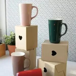 에이바 QF76CN03 롱머그컵 도자기 빅사이즈 물컵 커피잔 쥬스컵