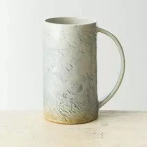 이천도자기 HC97FL73 수묵 일자 롱 머그 도자기 컵 물잔