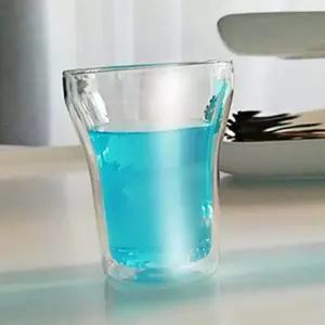 이중내열유리컵 EI12AI67 샴페인컵 카페유리컵 카페컵