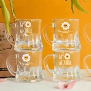 소주잔 LZ89CO58 4p 특이한소주잔 소주잔선물 전용술잔