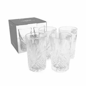 유리컵 RQ34CU84 4P 250ml 카페커피잔 카페음료잔 아이스커피컵