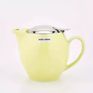 제로재팬 OL92LX58 도자기 라운드티팟 2인용 450ml 화이트