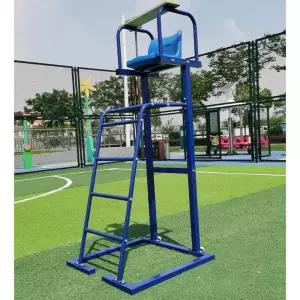 심판 좌석 테니스 족구 코트 높은 사다리 의자 심판대