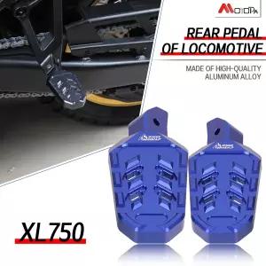 혼다 XL 750 XL750 TRANSALP 750 xl750 오토바이 XL750V 블랙 실버 발 페그 알루미늄 발판 확장 가능한 치