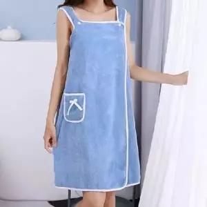 [골드스마일]여성용 샤워 가운 목욕 랩 타월 원피스