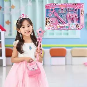 원앤원 체리공주 요술봉세트 역할놀이 장난감 왕관 구두 공주 가방 핸드백 악세서리 여자아이