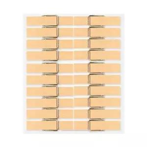 유니아트 VV75CL85 1000 나무집게 중 원목 3.5cm 갑(10개입)