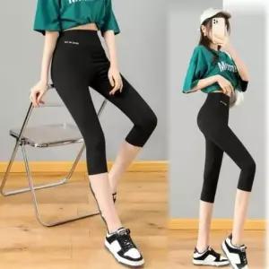 [라일리여성의류] Rly 반 여름 바지 스포츠 뱃살커버 레깅스 7부 하  43637582)