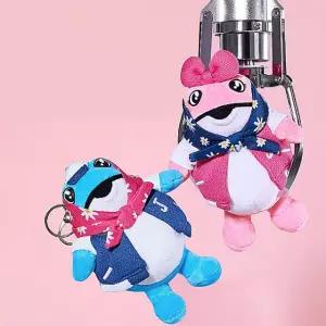 진로 두꺼비 키링 굿즈 커플 인형 SET 11cm 패피껍 가방고리 백꾸