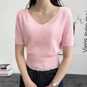 [하프클럽/]스위트하단라인 레이스소재 스타일링 베스트 걸 브이칼라 하프