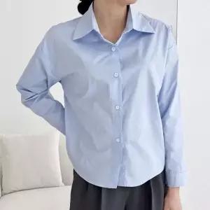 [하프클럽/]심플 웨어 레이디 베이직데일리 긴소매 데일리셔츠 드레스셔츠