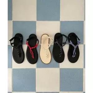 힐 스트랩 여자끈샌들 스트랩샌들 가을 빅사이즈 (WEF0927)