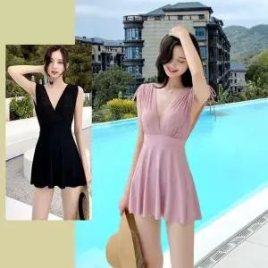 [하프클럽/]원피스 수영복 여름 해수욕 체형보정