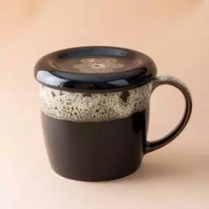 이천도자기 이중시유 머그 2인 세트 찻잔 도자기잔