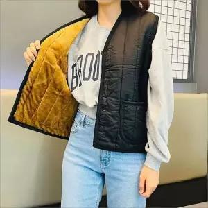 [하프클럽/셀러허브_여성트랜드패션]Rly 퍼조끼 여성 겨울조끼 융털안감 패