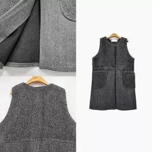 [하프클럽/] 헤리뽀글포켓롱베스트 BST548M512 빅사이즈