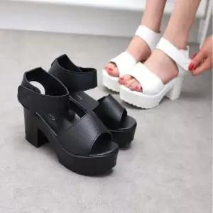 가보시 스트랩 통굽 샌들 키높이 찍찍이 여름 키작녀