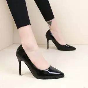 스틸레토애나멜킬힐 하이힐 여성구두 펌프스힐