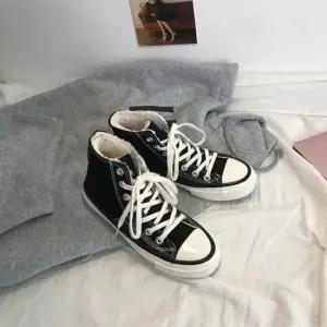 캔버스화 단화 하이탑 방한화 털신발