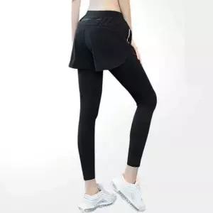 데일리 스포츠 웨어 여자 일체형 레깅스 반바지