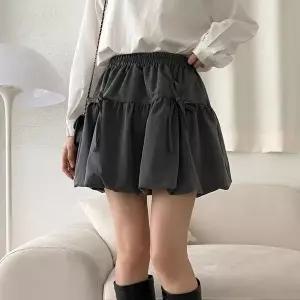 [하프클럽/셀러허브_여성트랜드패션]빅사이즈 510 심쿵티어드리본스커트 DLT