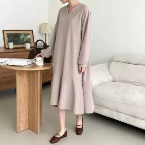 [하프클럽/]빅사이즈 511 바이오스판브이원피스 DNOS614