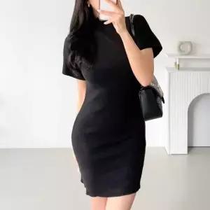 [하프클럽/]여성 레이온 슬림 미니 반팔 원피스