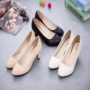 미들힐 5cm 스틸레토 여성 정장 면접 구두 중간굽