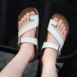 2컬러 사선 쪼리 공용샌들 DS-CC520