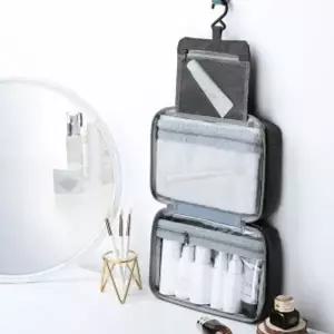 [하프클럽/]트래블 3단 사각 파우치 세면가방 수영장파우치