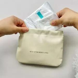 [하프클럽/]화장품 자석 화이트 대형 악세사리 립스틱파우치