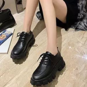 여자 통굽 로퍼 키높이 높은 패션 2컬러